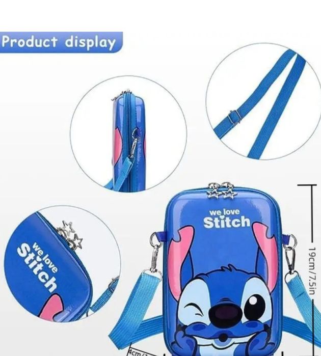 Сумка через плече Стіч ,  Stitch тренд тик тока