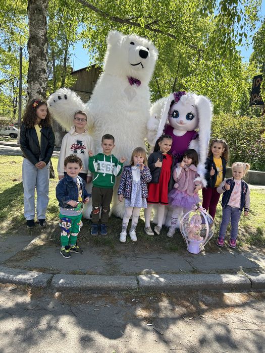 Ведмідь аніматор/ мішка аніматор медведь белый Киев Пес патрон