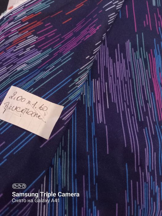 Отрезы тканей трикотаж велюр и другие ткани новые