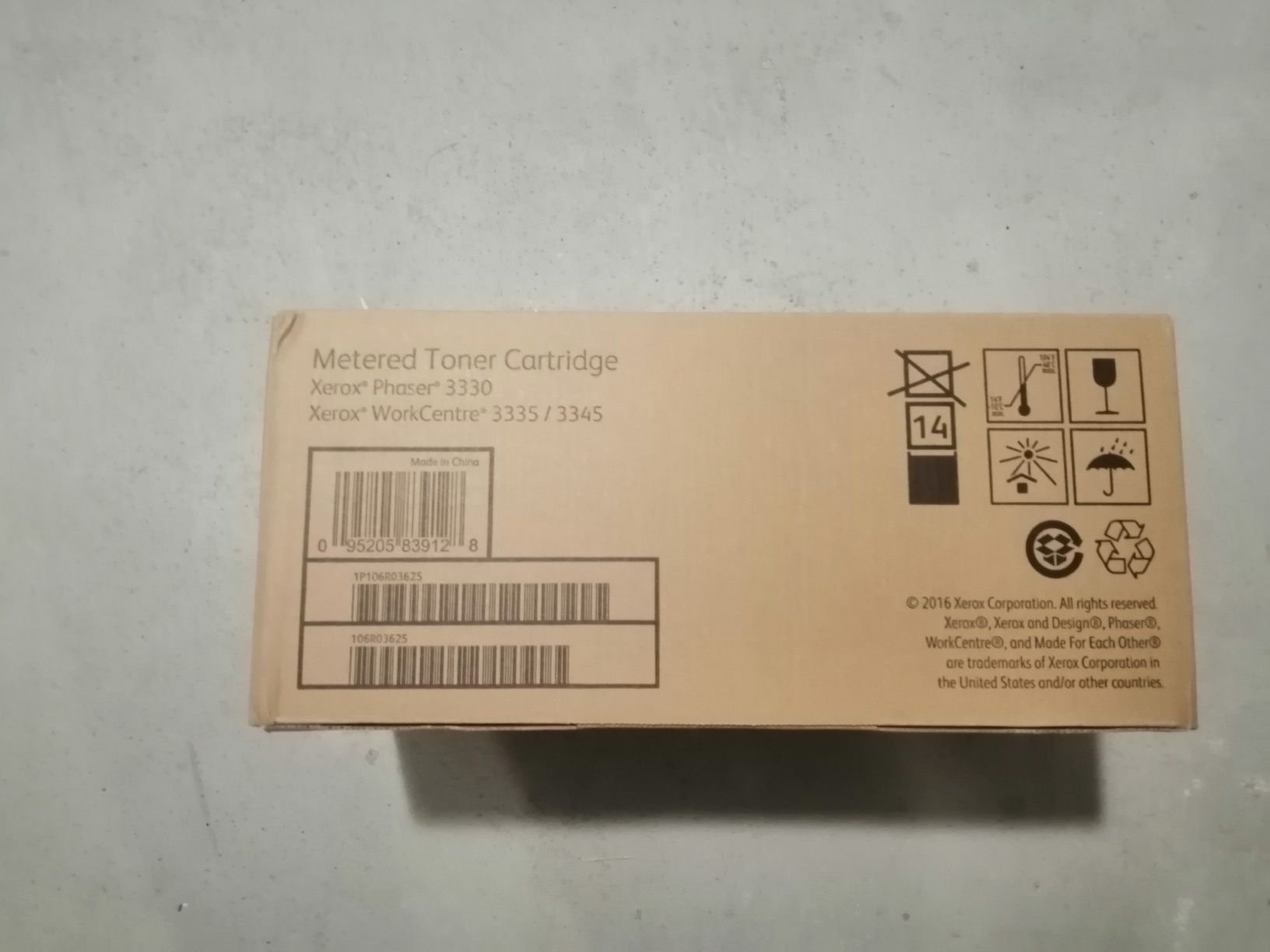 Toner xerox 106R03625