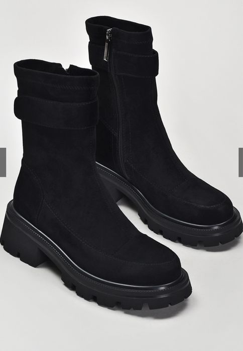 Ботинки натуральна замша