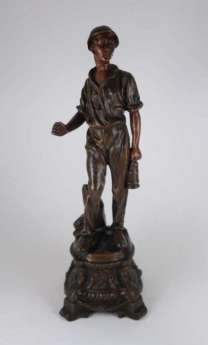 Escultura O Mineiro ("Le Mineur") 41 cm