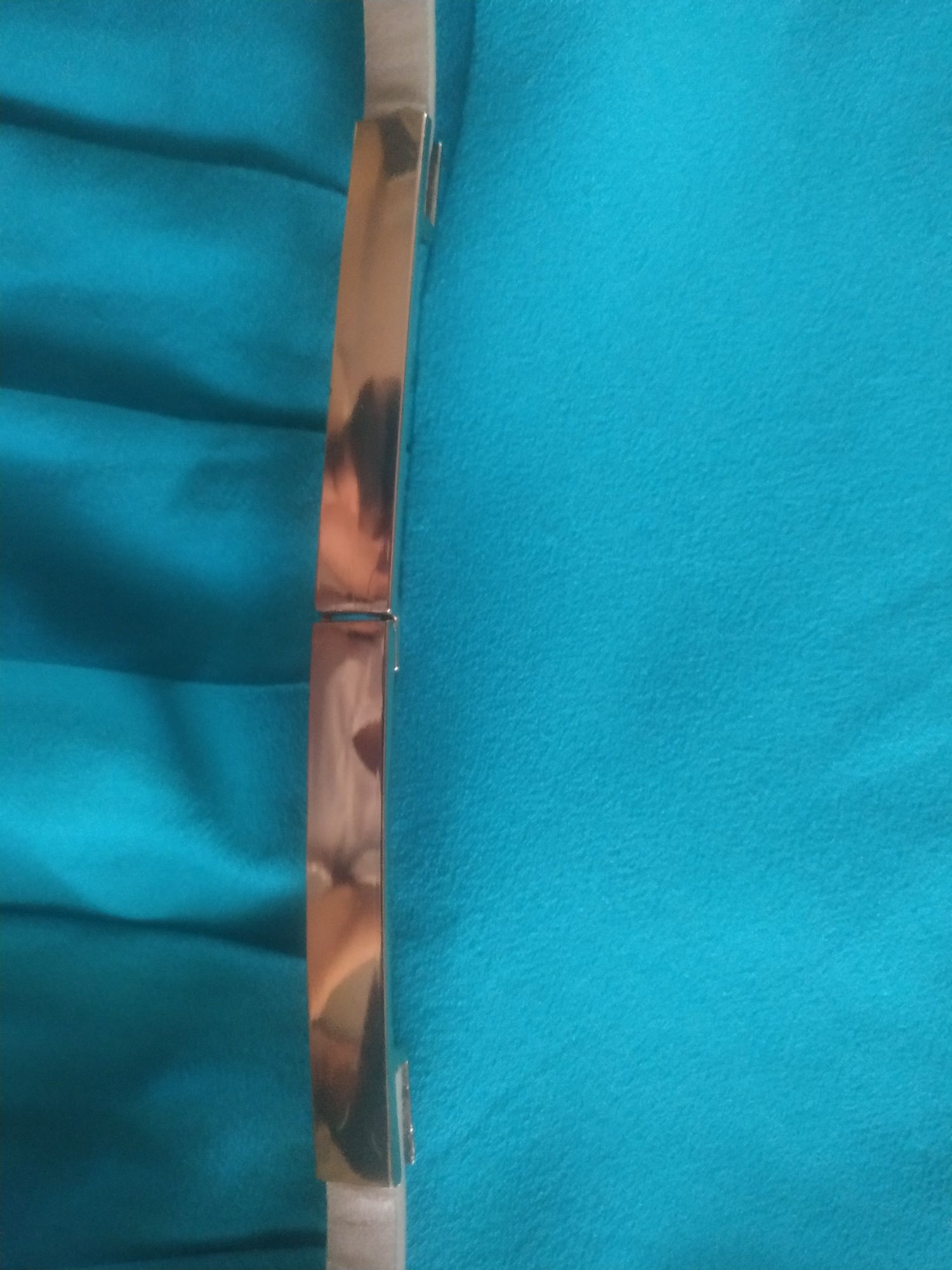 niebieska sukienka krótki rękaw uniwersalna mohito rozmiar 34 pasek
