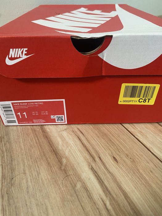 Nike dunk low retro white concord