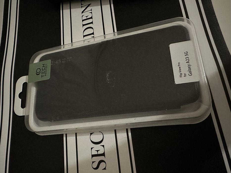 Etui TECH-PROTECT Flip View Pro do Samsung Galaxy A23 5G Czarny