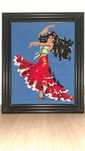 Obraz ręcznie wyszywany Carmen 50x60
