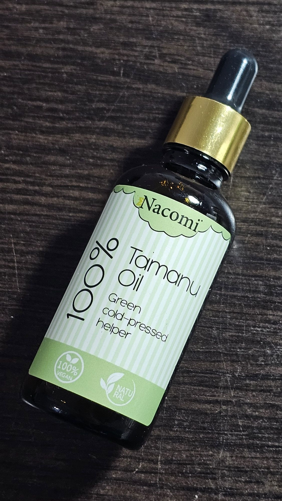 Nacomi - Tamanu Oil. Green cold pressed helper. Naturalny olej olejek