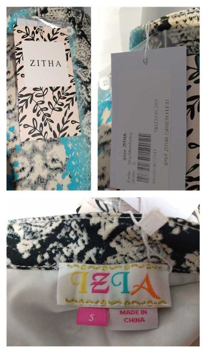 Izia Vestido maxi de manga curta Tam S (227)