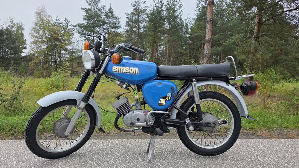 Simson s51 Zarejestrowany 3 biegowy 87r orgianal lakier  ddr Dostawa