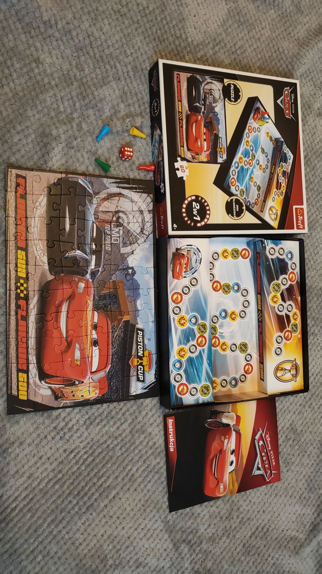 Gra plus puzzle zygzak McQueen