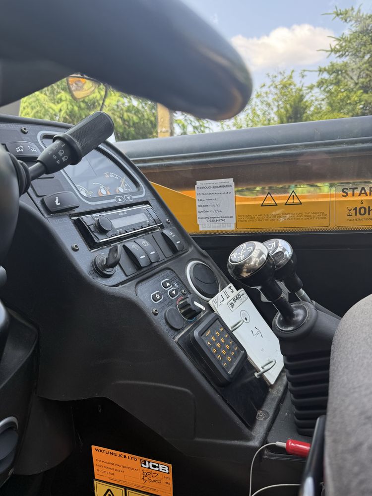 JCB 540 140 Hi-Viz Klima Widły Łyżka Kosz Ładowarka Teleskopo Oryginał