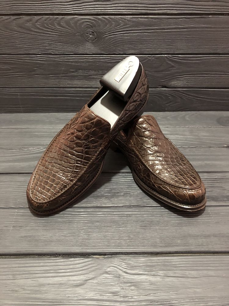 Лоферы Bally крокодил zilli kiton stefano ricci