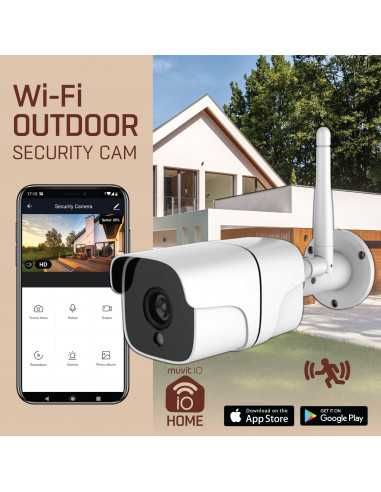 Câmara Vídeovigilância - Muvit IO SEG Wi-Fi Full HD EXT - POR ESTREAR