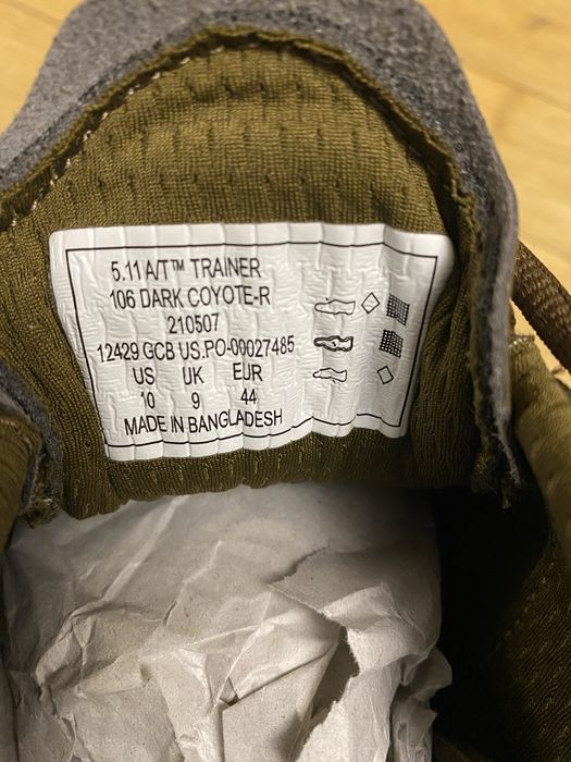 Кросівки 5.11 Tainer тактичні Dark Coyote EUR 44 tactical 12429