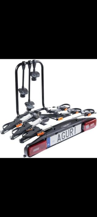 Bagaznik rowerowy platforma na hak na 3 rowery