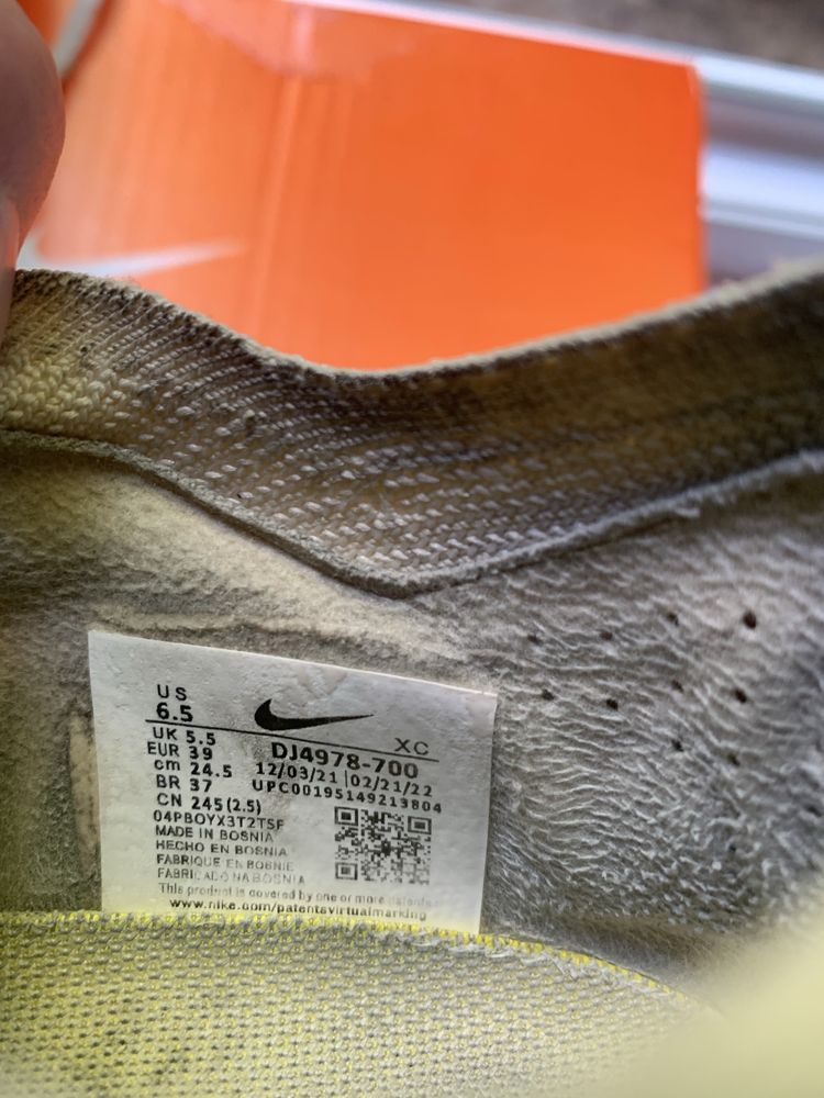 Nike Air Zoom Vapor 15 Elite размер 39 по стельки 24.5