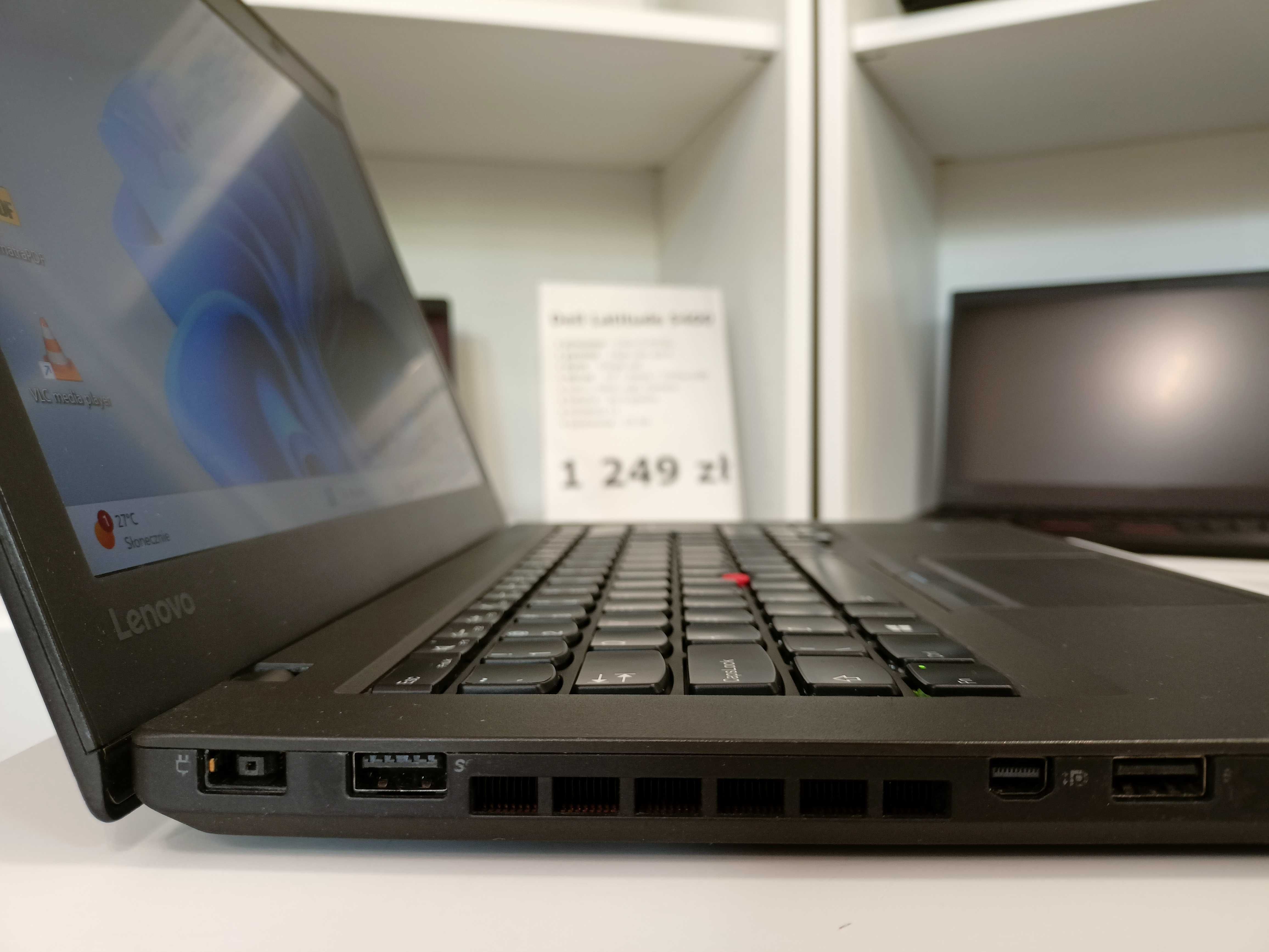 Lenovo T460 i5 8gb dysk SSD Windows 11 Rok Gwarancji FV23% RATY 0%