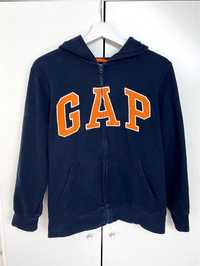 bardzo modna bluza z kapturem Gap zapinana hoodie granatowa