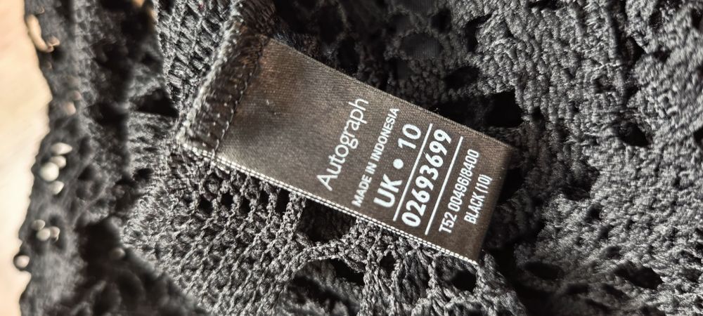 Spodnie ażurowe z koronki (M)