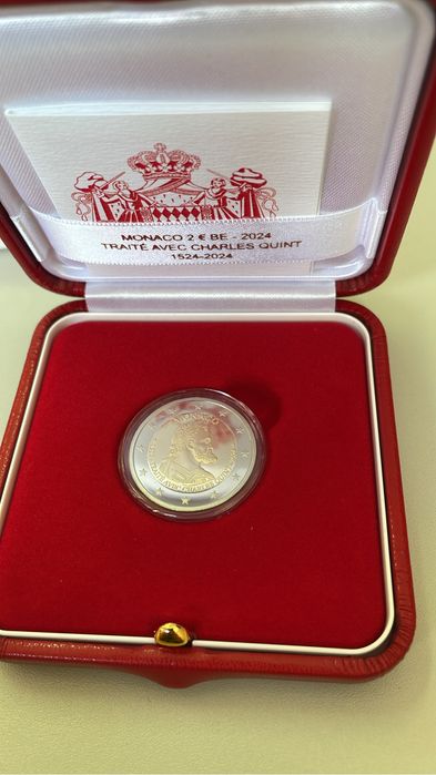 Moeda 2€ proof Monaco