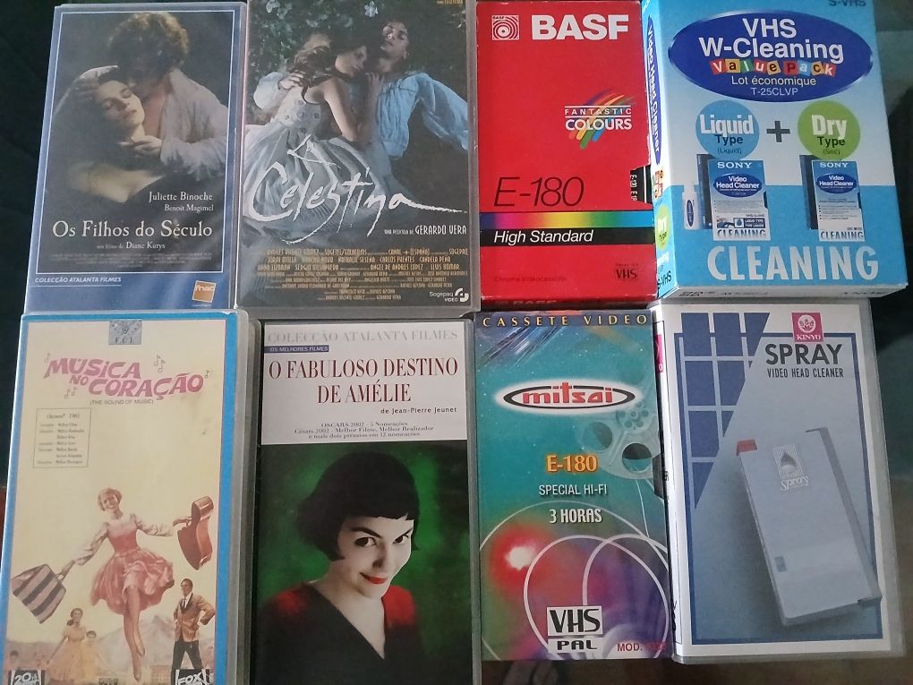 Cassetes VHS originais 1€
Em bom estado 
Para desocupar 
1€ cada
