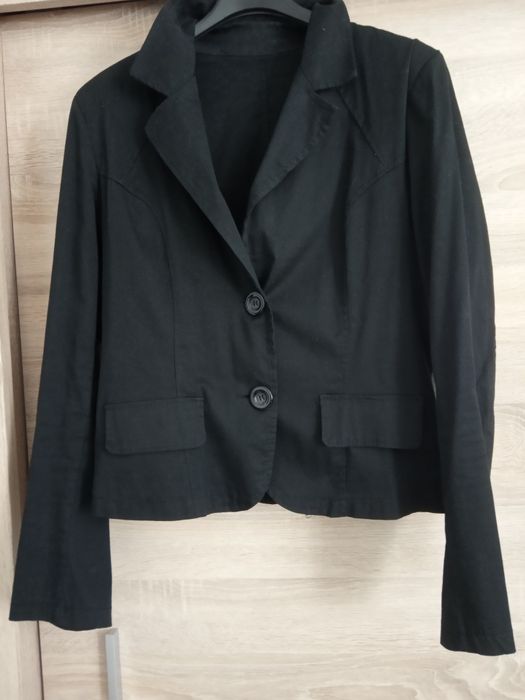 Żakiet czarny cienki