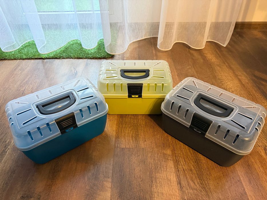 Transporter dla chomika, królika, świnki morskiej, 29x19x18cm, 3 szt.