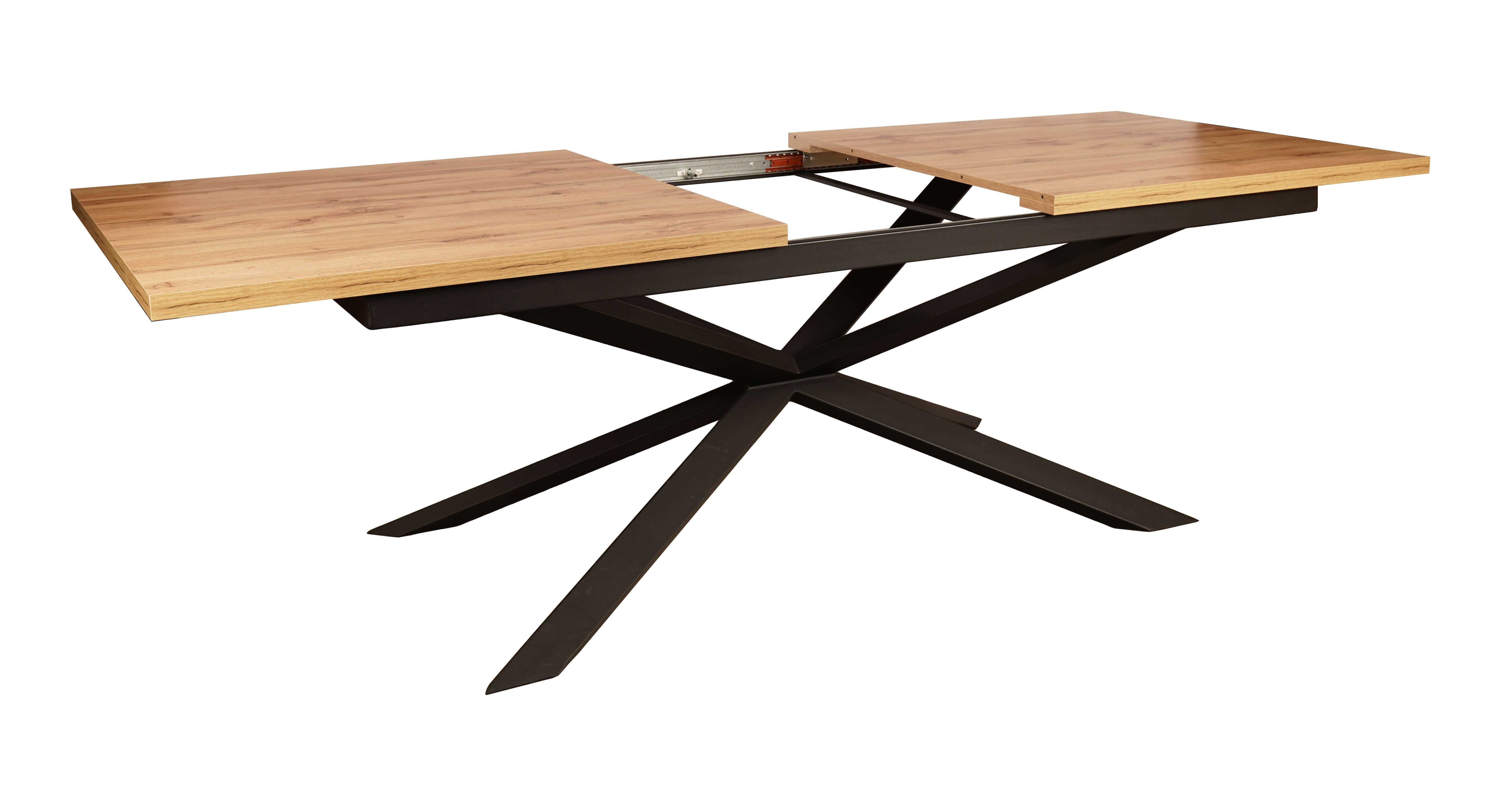 Rozkładany Stół DĄB WOTAN - 160x90+60cm
