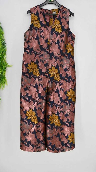 Elegancki, wizytowy kombinezon Asos 46 szerokie nogawki