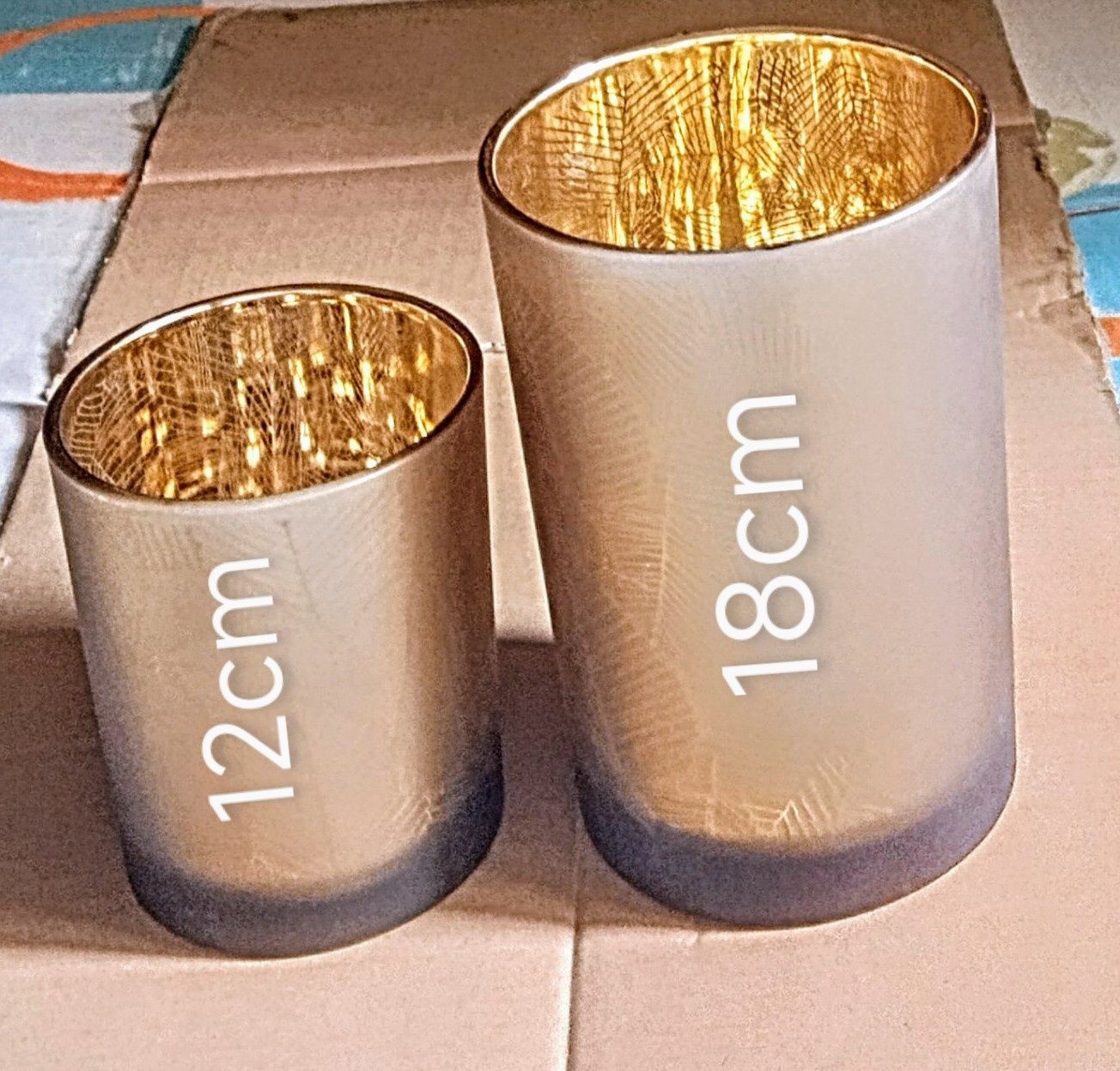 Conjunto de Porta velas marca Celos para o seu Natal.