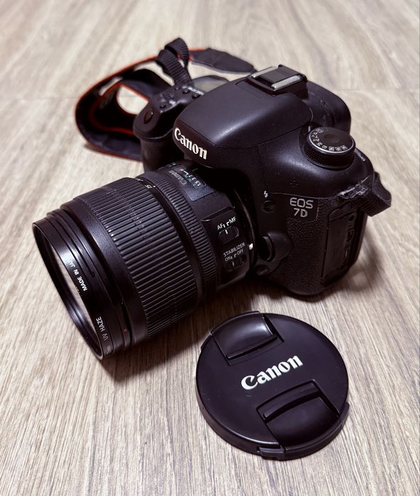 Фотокомплект Canon 7D, 15-85mm, спалах, рюкзак