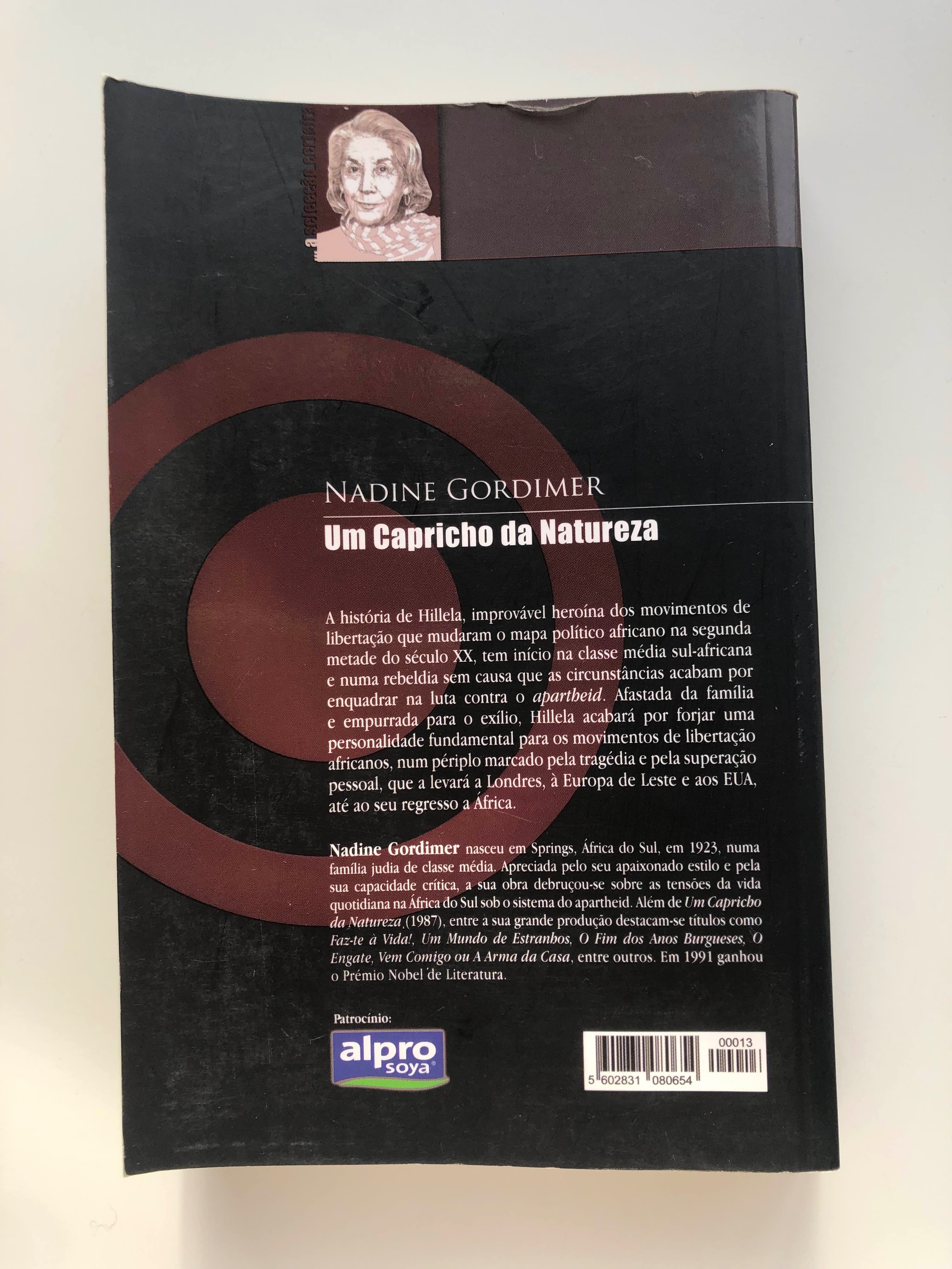Livro "Um Capricho da Natureza" de Nadine Gordimer (Portes Incluídos)