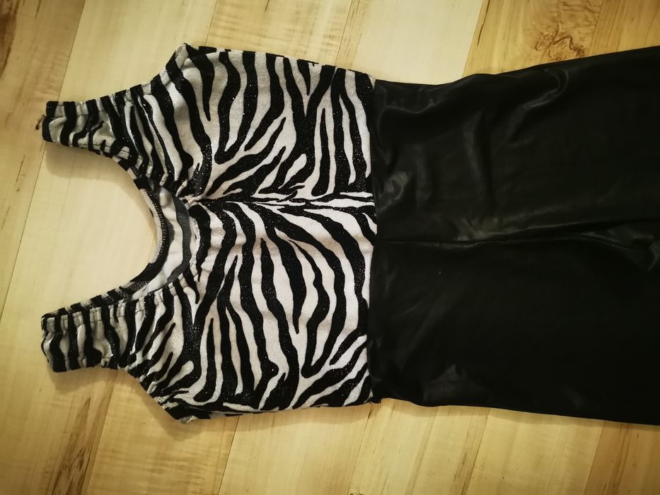 Strój karnawałowy zebra skaj