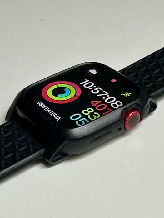 Apple Watch 9 41mm Cellular RED IDEAŁ Gwarancja Etui Catalyst i Bonusy