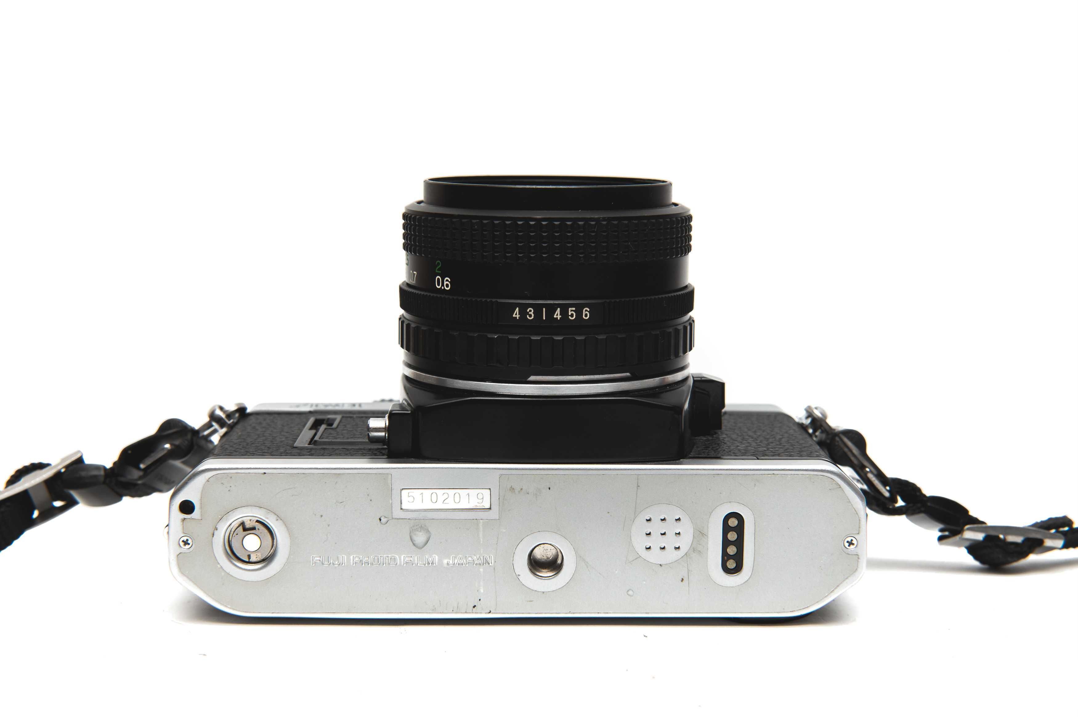 idealna Fujica AX-1 + Fujinon 50mm 1:1.9 +futerał, analog