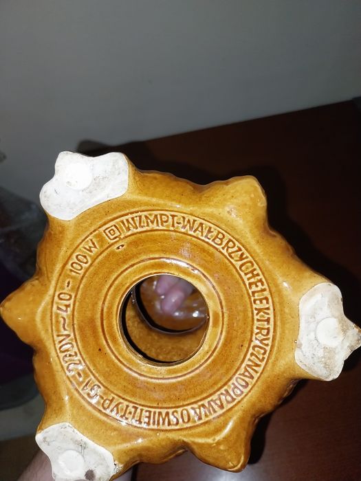 Elektryczna oprawa lampy, Wałbrzych PRL