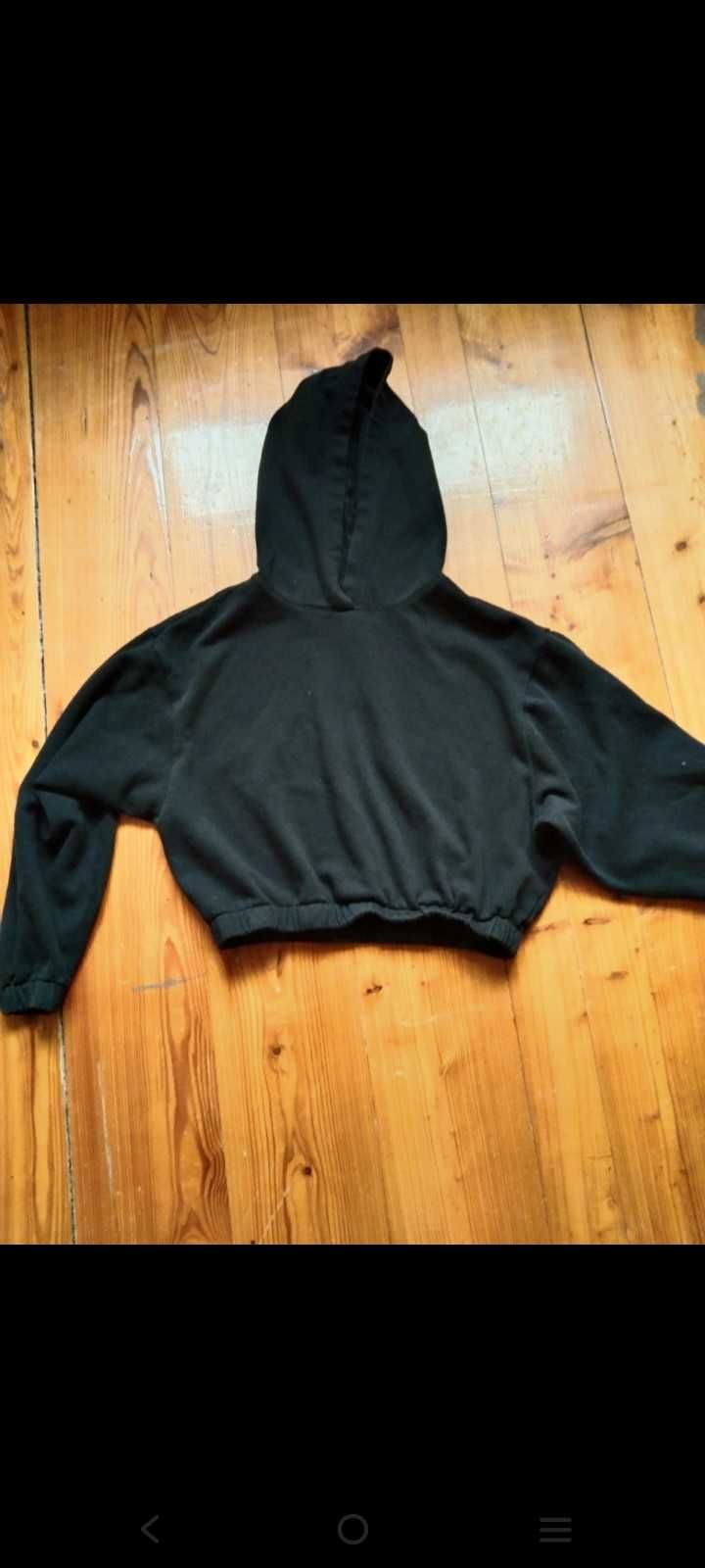 Bluza czarna z kapturem