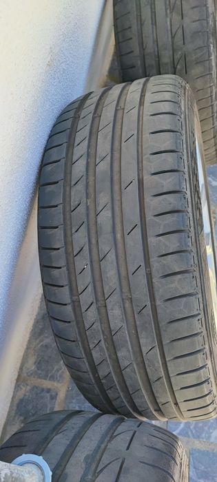 Jantes 17 para BMW  5/120 com pneus. (Originais)