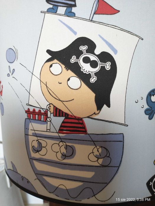 Lampa sufitowa dziecięca piraci