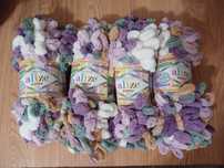 Пряжа Alize Puffy Color плюшева пряжа