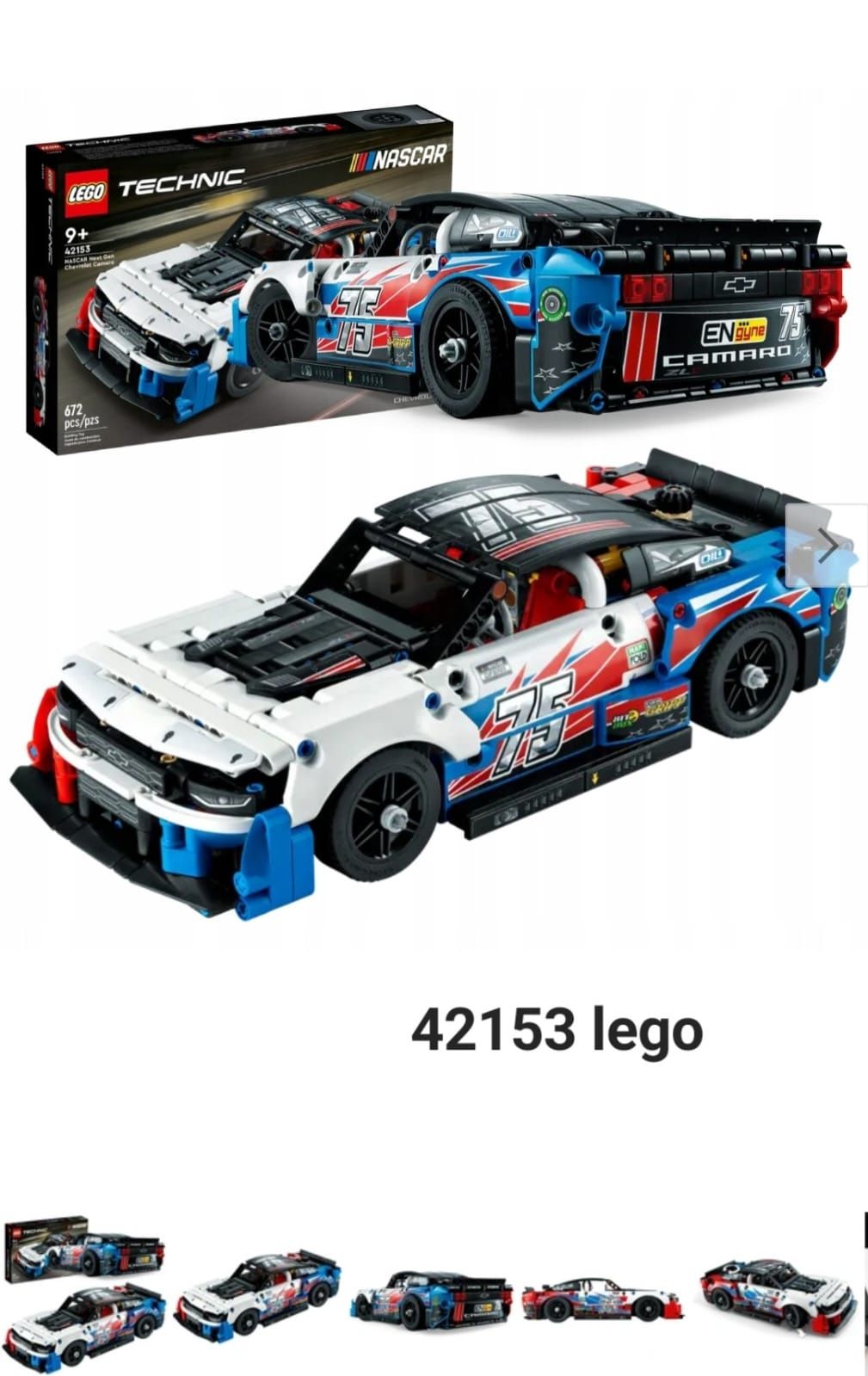 Nowe klocki LEGO 42153 Nascar Camaro