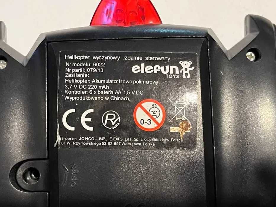 Pilot Nadajnik Helikopter Elefun 6022