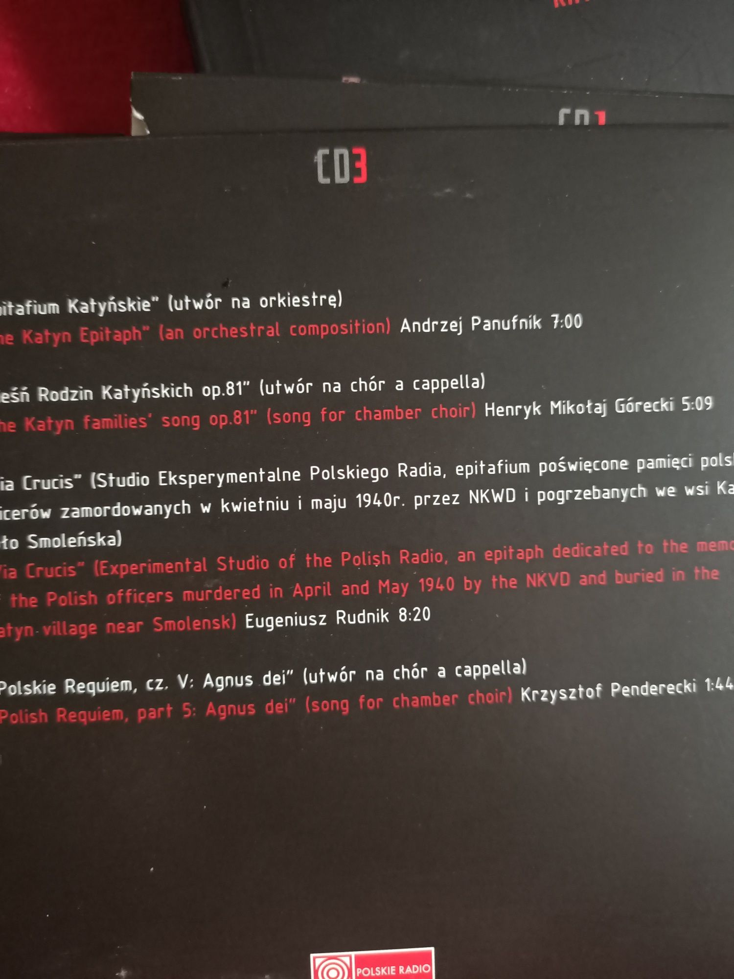 Katyń 1940 4 CD box