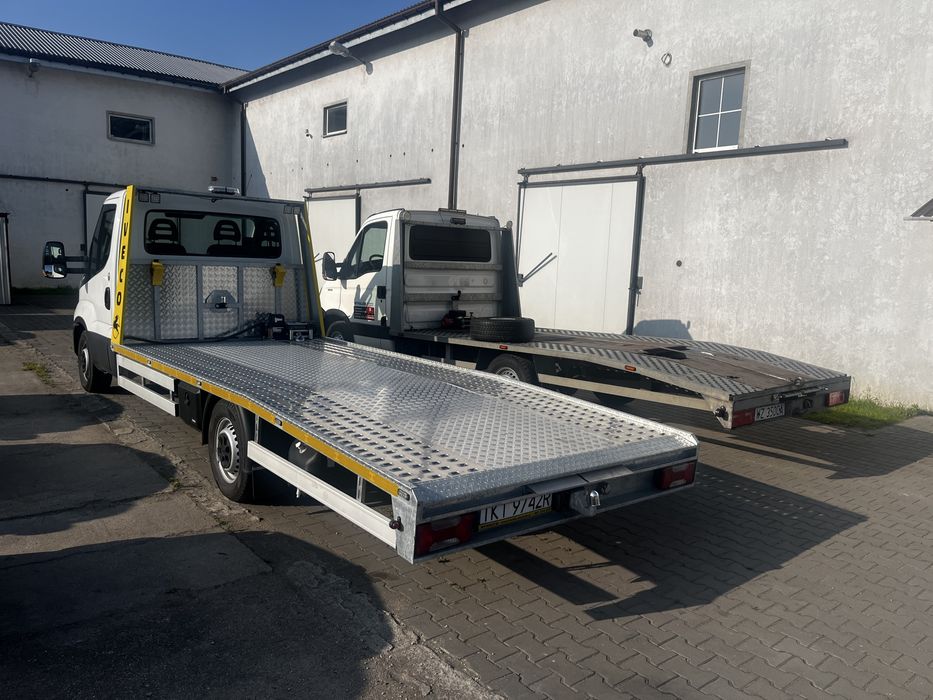Wynajem wynajmę przyczepę przyczepa laweta lawetę 3500kg DMC 3,5t Wawa