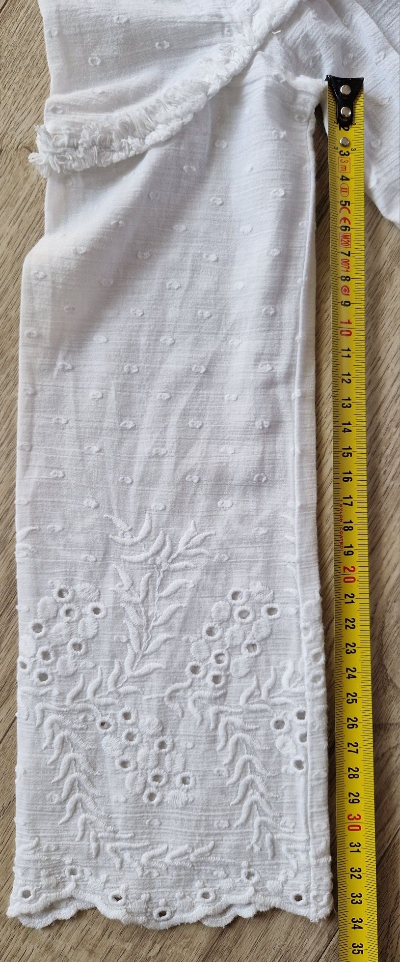 Bluzeczka bluzka boho haftowana ażur Zara r. 128