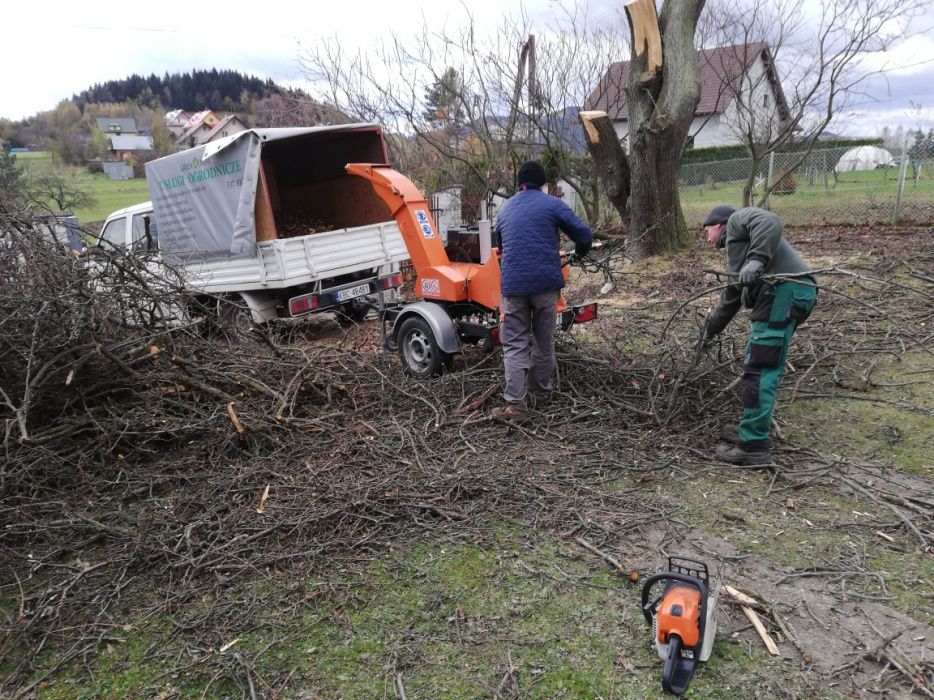 Uslugi Ogrodnicze Wycinka drzew tarasy/Kostak brukowa