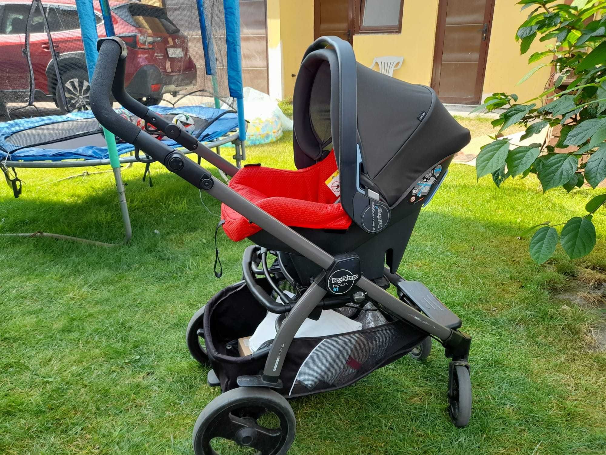 Wózek Peg Perego Book 51 3 w 1 + ISOFIX + akcesoria