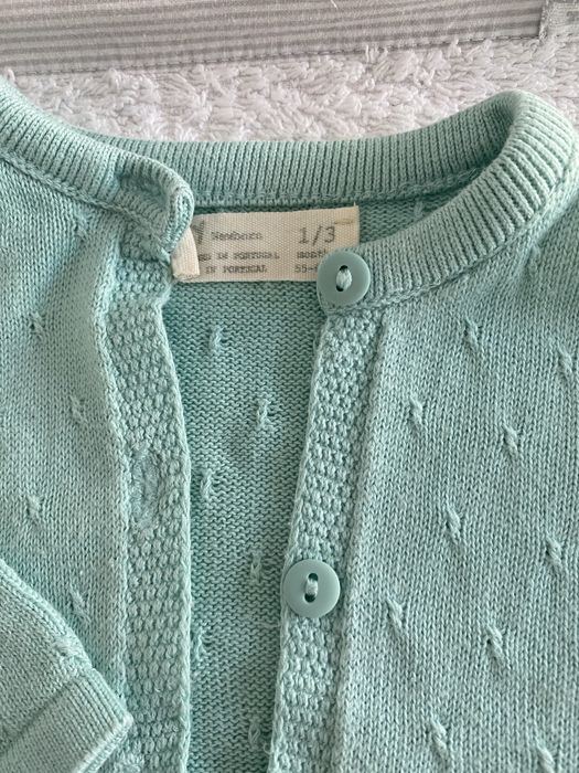 Casaco de malha para bebé