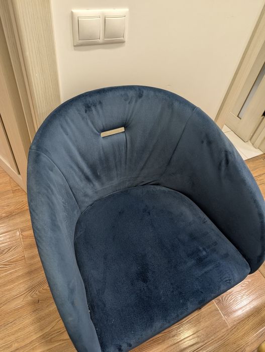 Дизайн крісло велюр