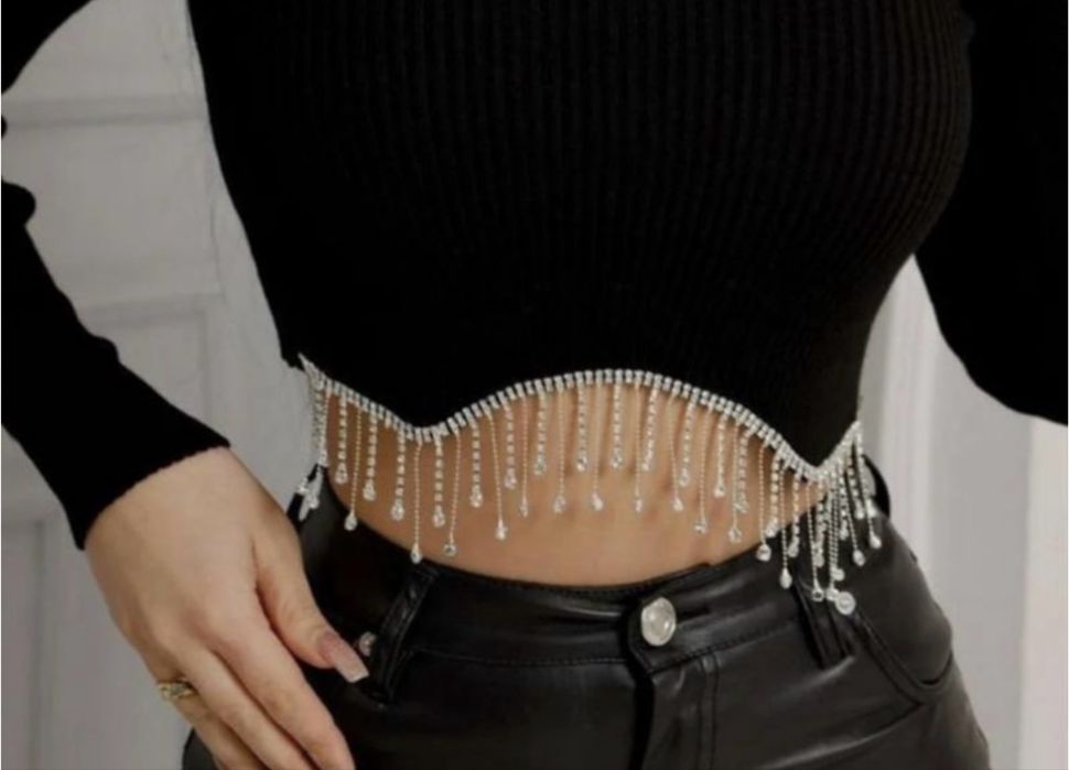 Кроп-топ  з бахромою